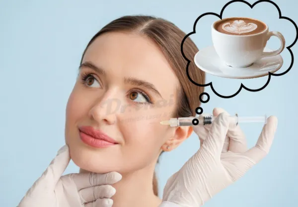 Tiêm filler uống cafe và nước có ga có được không?